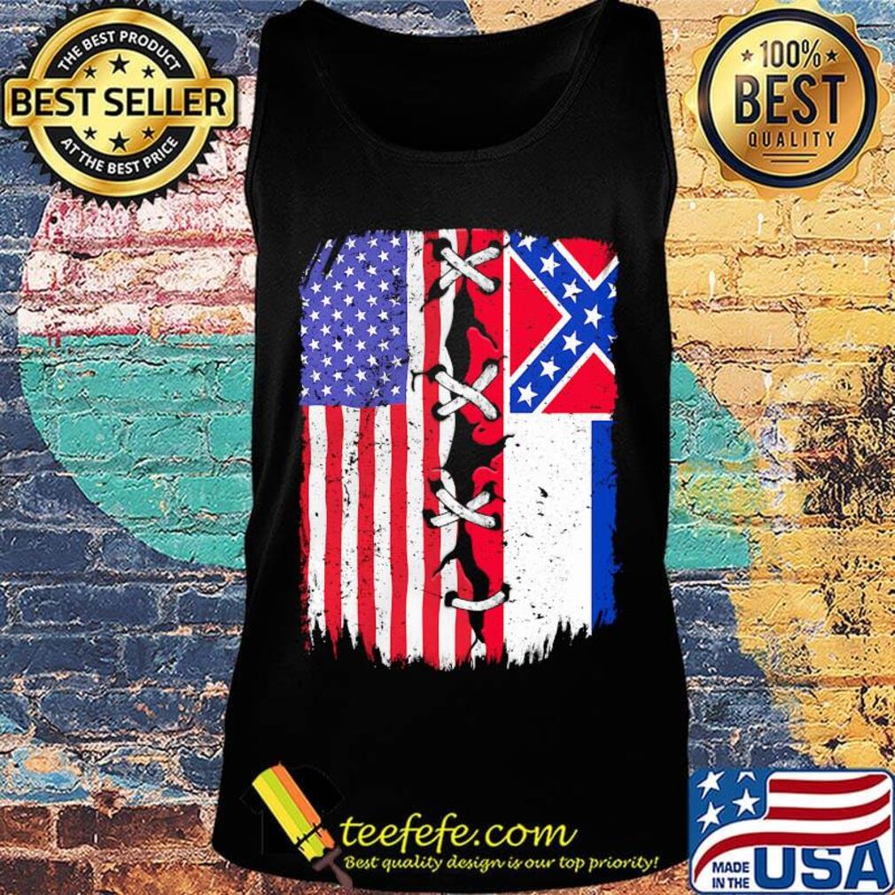 Mississippi and American flag independence day s Tank top Mississippi and American flag independence day s Tank top