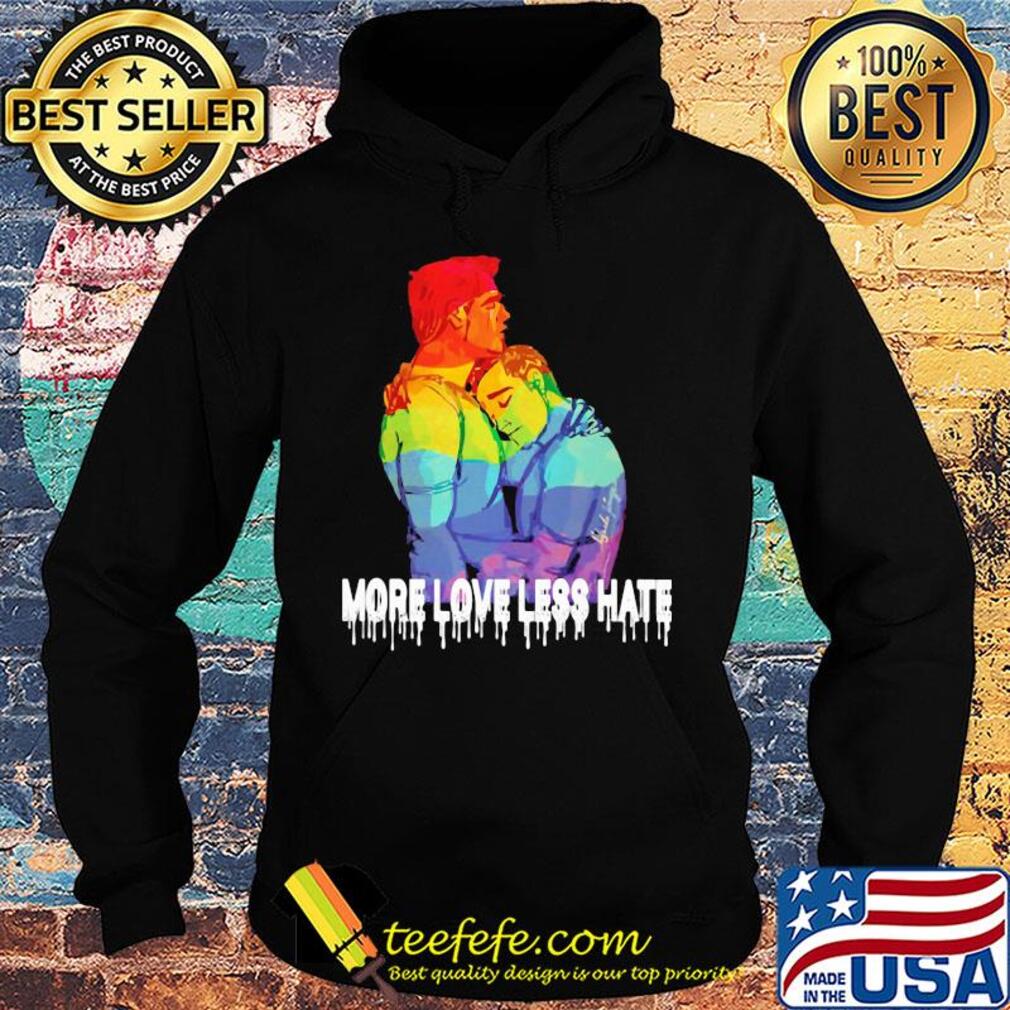 More love less hate LGBT s Hoodie More love less hate LGBT s Hoodie
