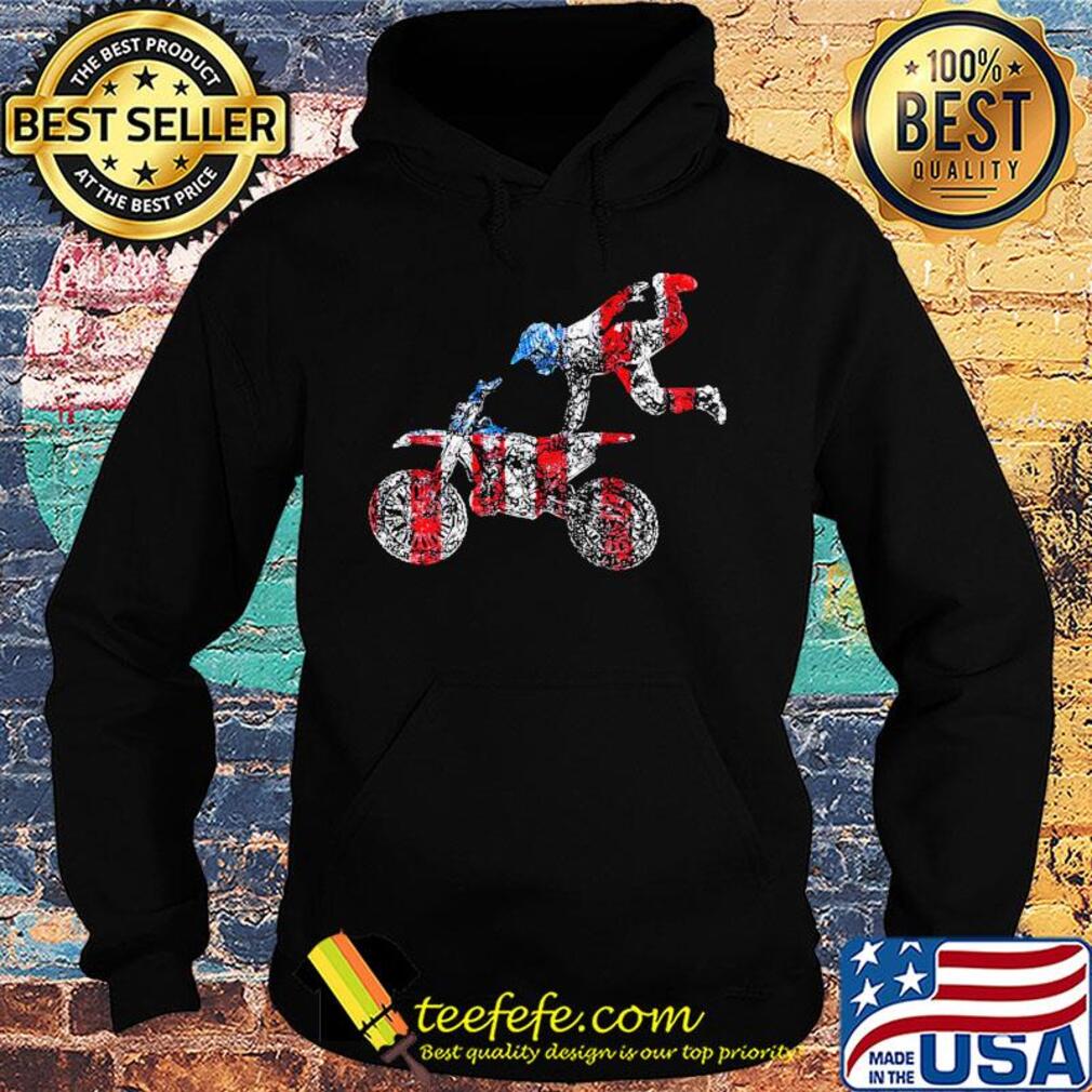 Motocross american flag happy independence day s Hoodie Motocross american flag happy independence day s Hoodie