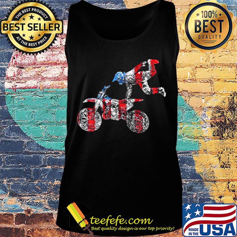 Motocross american flag happy independence day s Tank top Motocross american flag happy independence day s Tank top