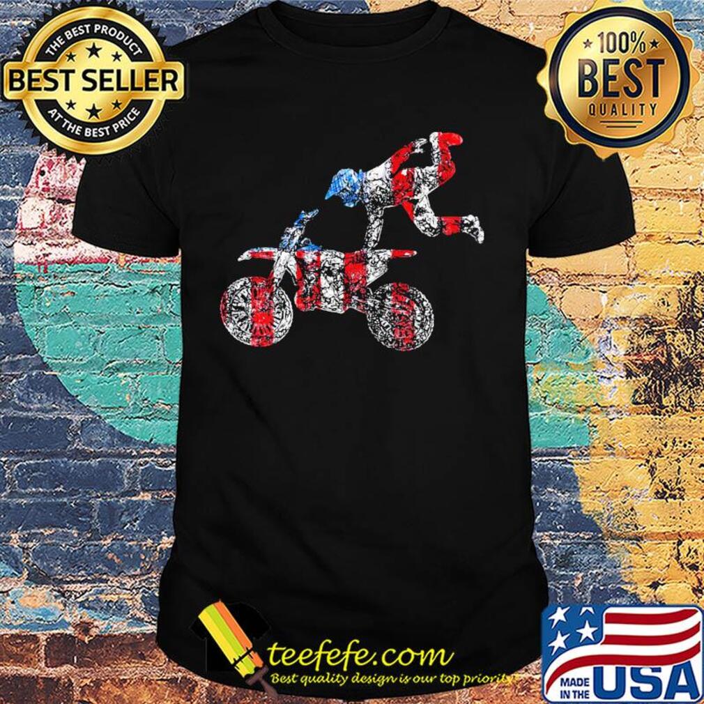 Motocross american flag happy independence day shirt Motocross american flag happy independence day shirt