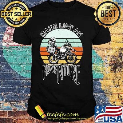 Motocross make life an adventure vintage retro shirt
