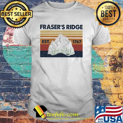 Mountain fraser's ridge est 1767 vintage retro shirt