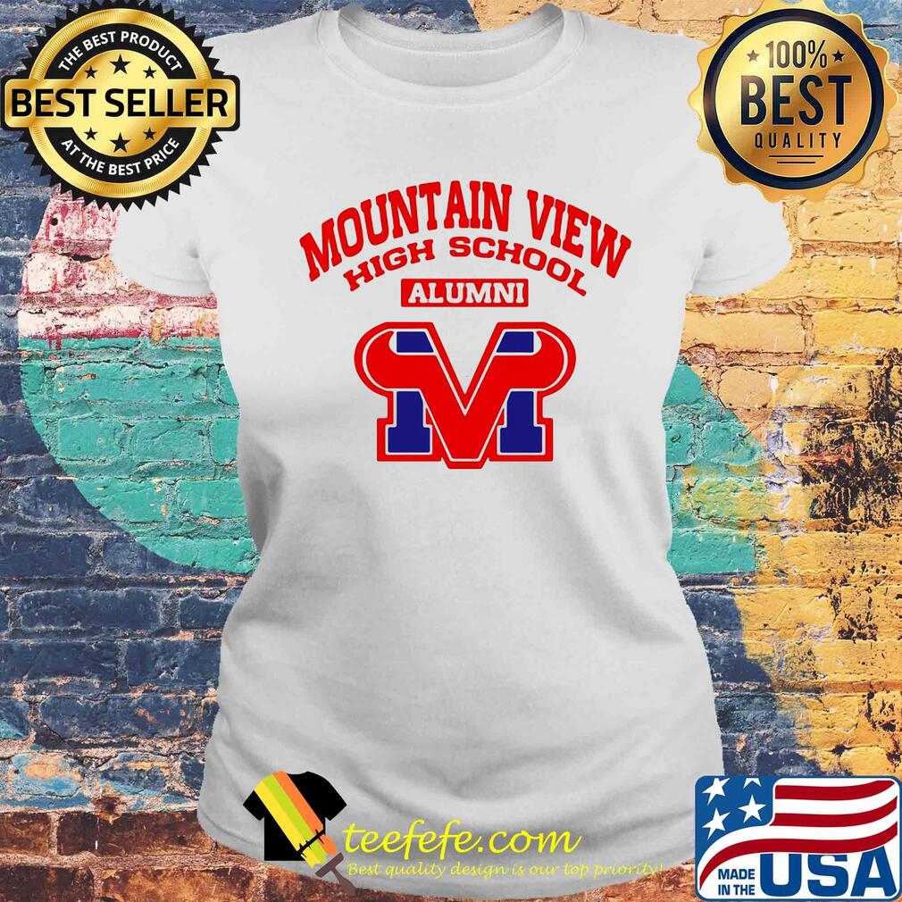 Mountain view high school alumni logo s Laides tee Mountain view high school alumni logo s Laides tee