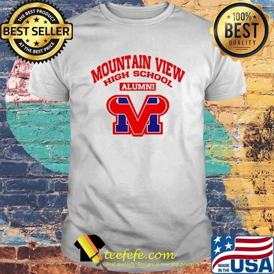 Mountain view high school alumni logo shirt