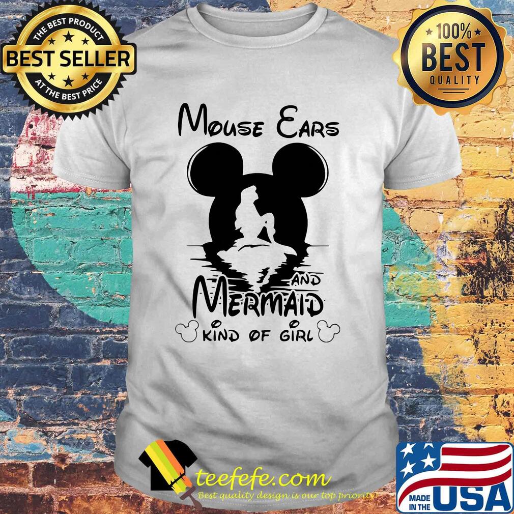 Mouse ears and mermaid kind of girl shirt