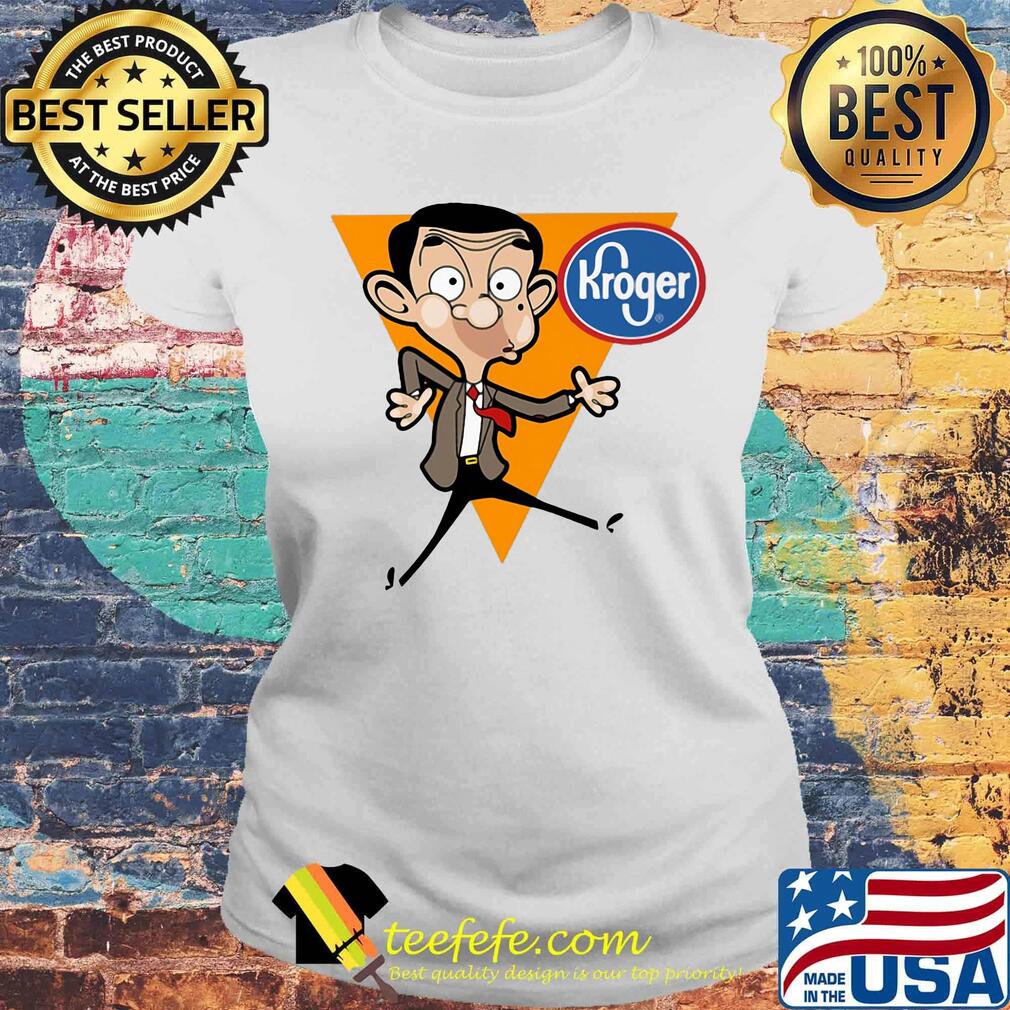 Mr. Bean cartoon kroger logo s Laides tee Mr. Bean cartoon kroger logo s Laides tee
