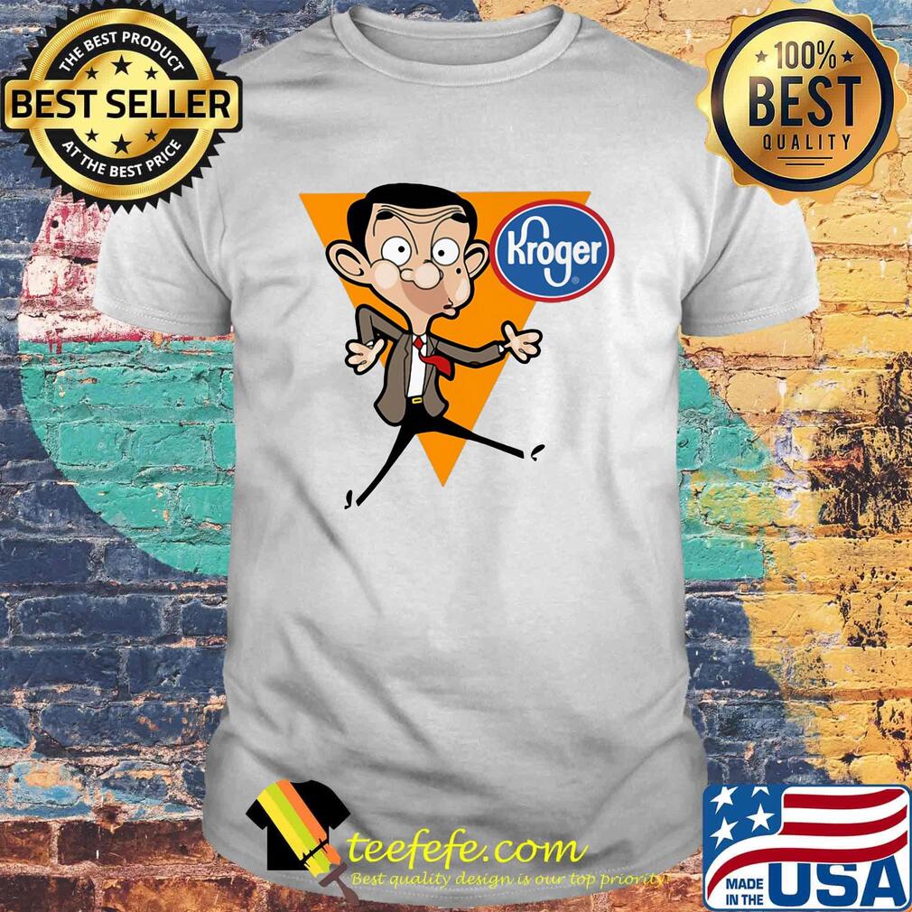 Mr. Bean cartoon kroger logo shirt Mr. Bean cartoon kroger logo shirt