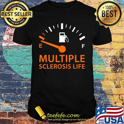 Multiple Sclerosis Life Needle Gas Station Shirt