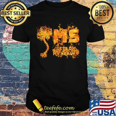 Multiple sclerosis ms gets on my nerves shirt