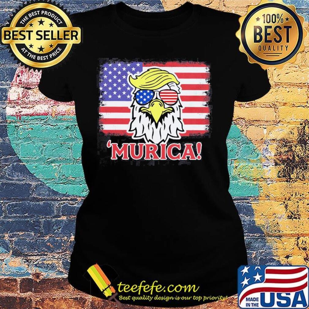 Murican wear glasses American flag s Ladies tee Murican wear glasses American flag s Ladies tee