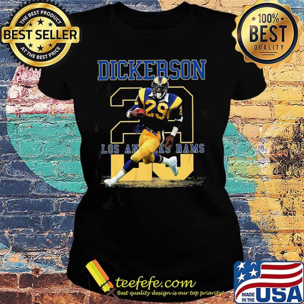 Ness eric dickerson 29 los angeles rams s Ladies tee Ness eric dickerson 29 los angeles rams s Ladies tee