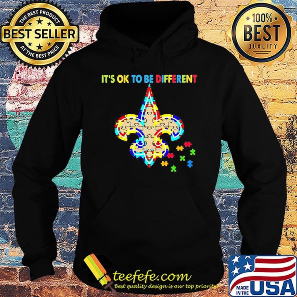 New orleans saints it's ok to be different autism awareness s Hoodie New orleans saints it's ok to be different autism awareness s Hoodie