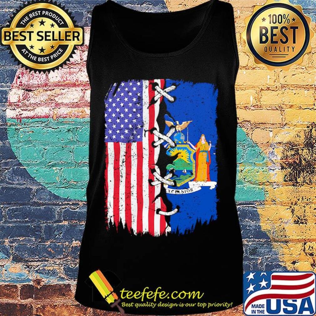 New York and American flag independence day s Tank top New York and American flag independence day s Tank top