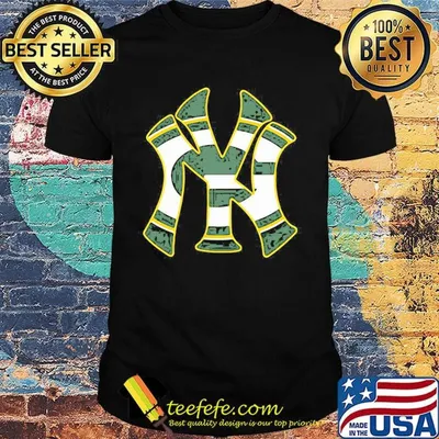 New york yankees and green bay packers shirt