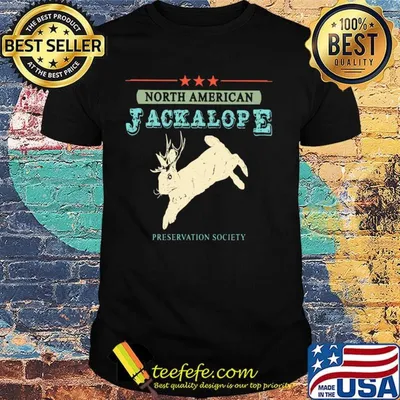 North american jackalope preservation society shirt