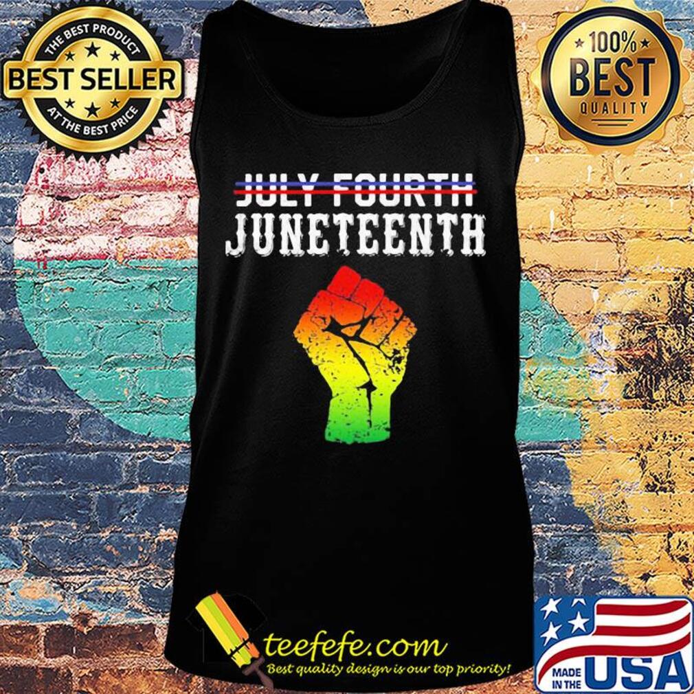 Not july 4th juneteenth since 1865 fist s Tank top Not july 4th juneteenth since 1865 fist s Tank top