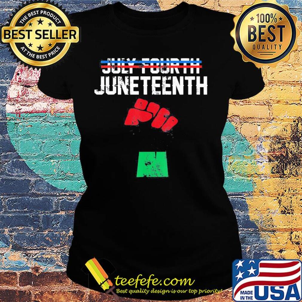 Not july fourth juneteenth since 1865 s Ladies tee Not july fourth juneteenth since 1865 s Ladies tee