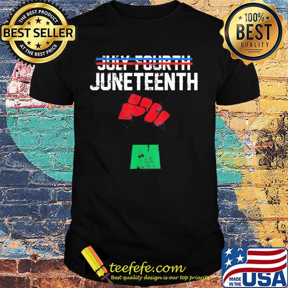 Not july fourth juneteenth since 1865 shirt Not july fourth juneteenth since 1865 shirt