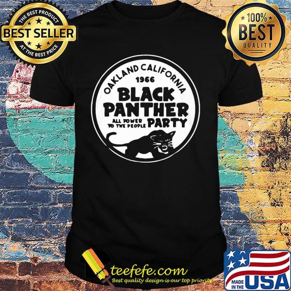 Oakland california 1966 black panther all power to the people party shirt