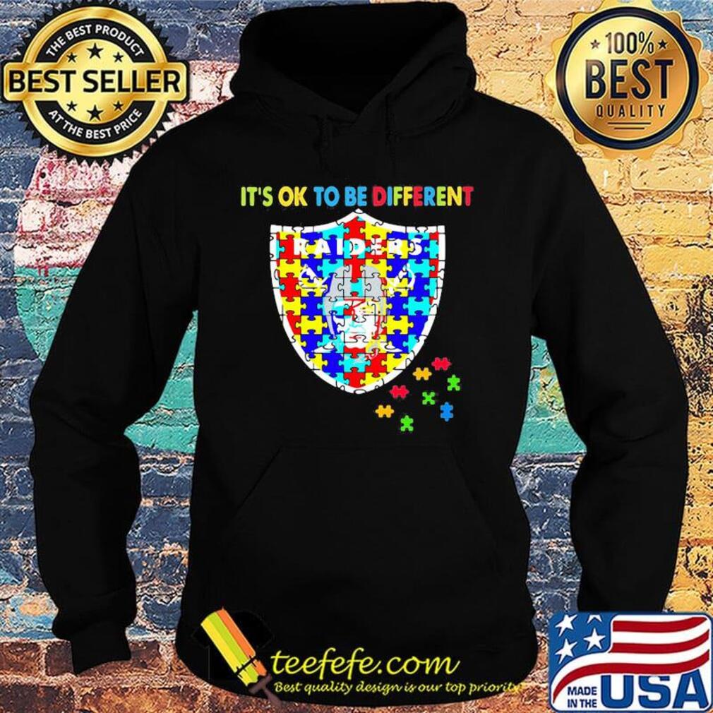 Oakland raiders it's ok to be different autism awareness s Hoodie Oakland raiders it's ok to be different autism awareness s Hoodie