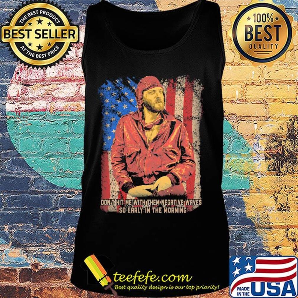 Oddball woof don't hit me with them negative waves so early in the morning american flag independence day s Tank top Oddball woof don't hit me with them negative waves so early in the morning american flag independence day s Tank top