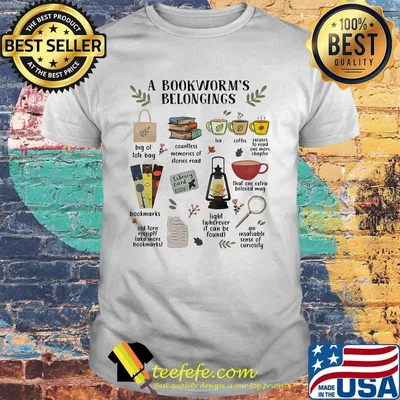 Official A Bookworm's Belongings Shirt