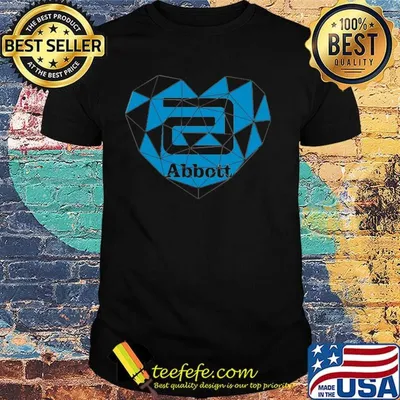 Official abbott logo heart shirtOfficial abbott logo heart shirt