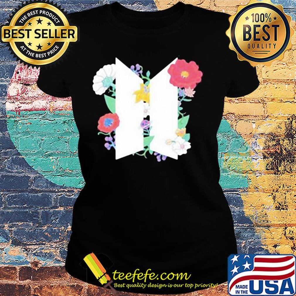 Official BTS flower logo Moon Pur s Ladies tee Official BTS flower logo Moon Pur s Ladies tee