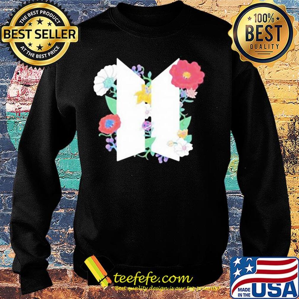 Official BTS flower logo Moon Pur s Sweater Official BTS flower logo Moon Pur s Sweater