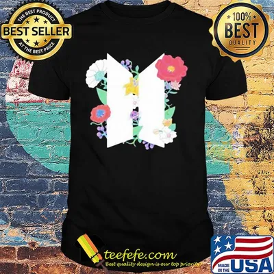 Official BTS flower logo Moon Pur shirt