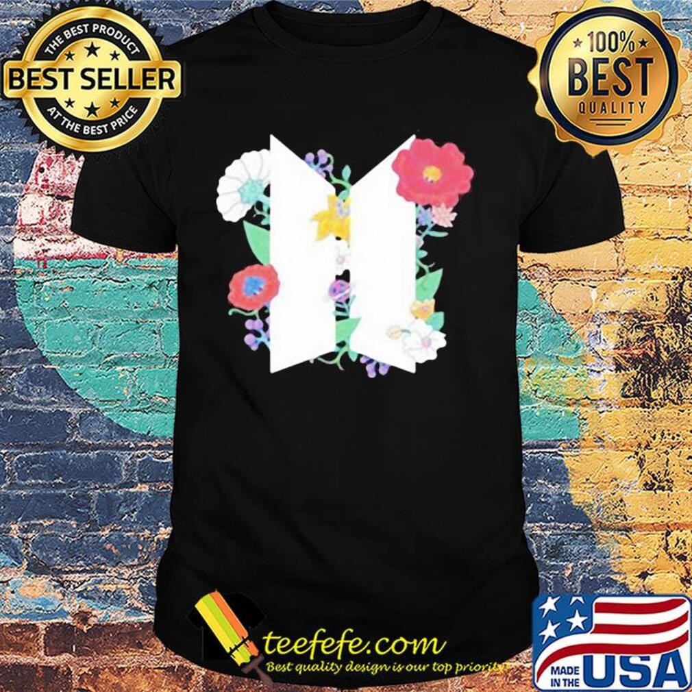 Official BTS flower logo Moon Pur shirt Official BTS flower logo Moon Pur shirt
