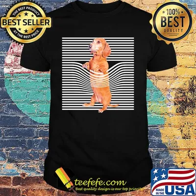 Official Dachshund stripes shirt