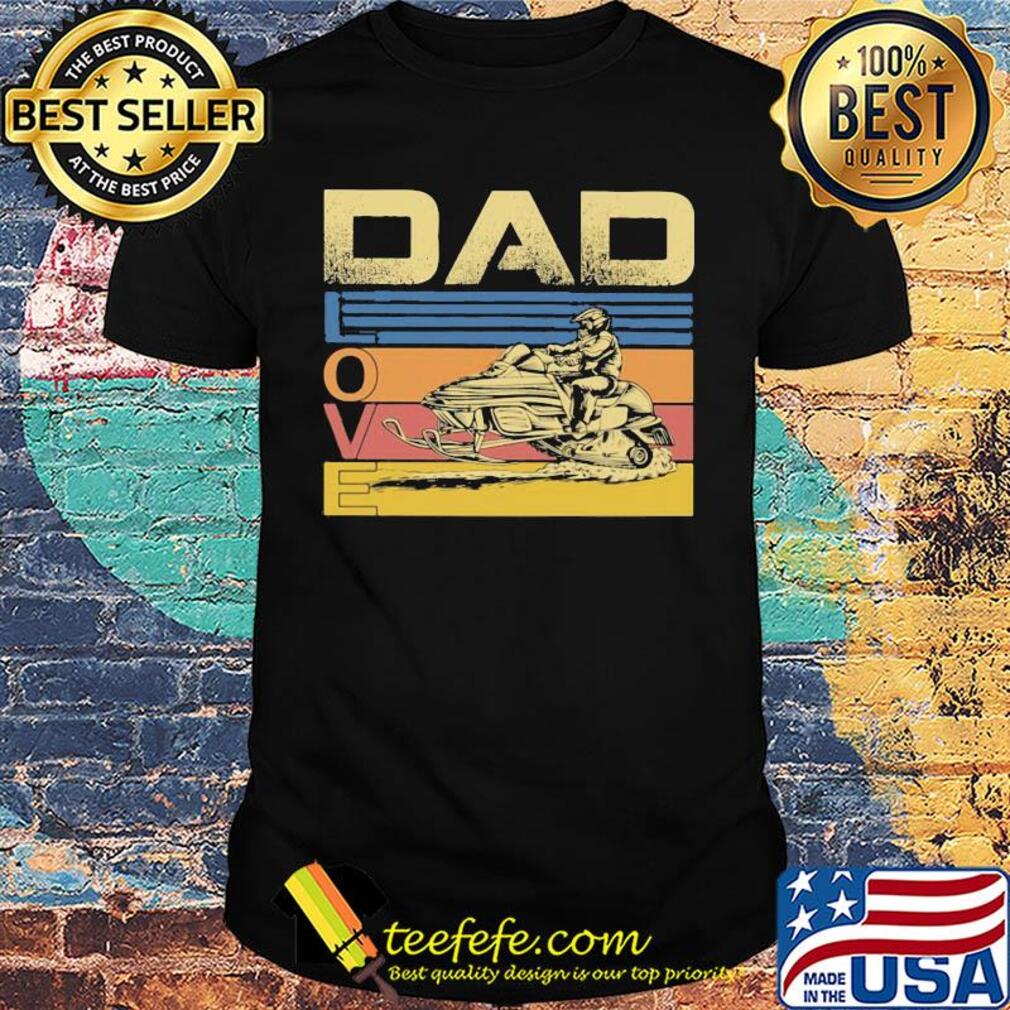 Official Dad snowmobile vintage shirt