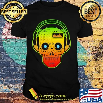 Official DJ Sugar Skull Shirt