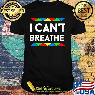 Official I can't breathe shirt