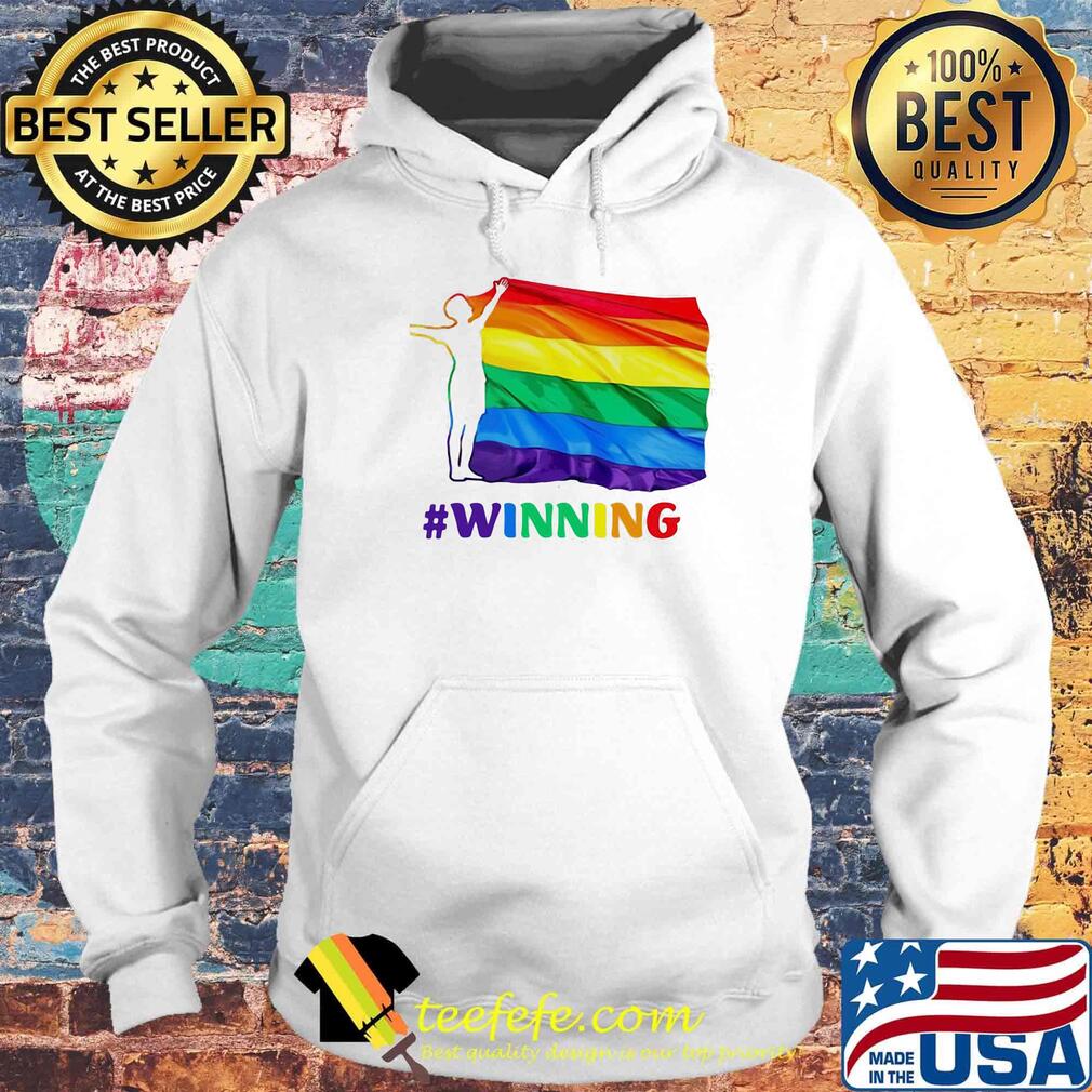 Official lgbt flag winning s Hoodie Official lgbt flag winning s Hoodie