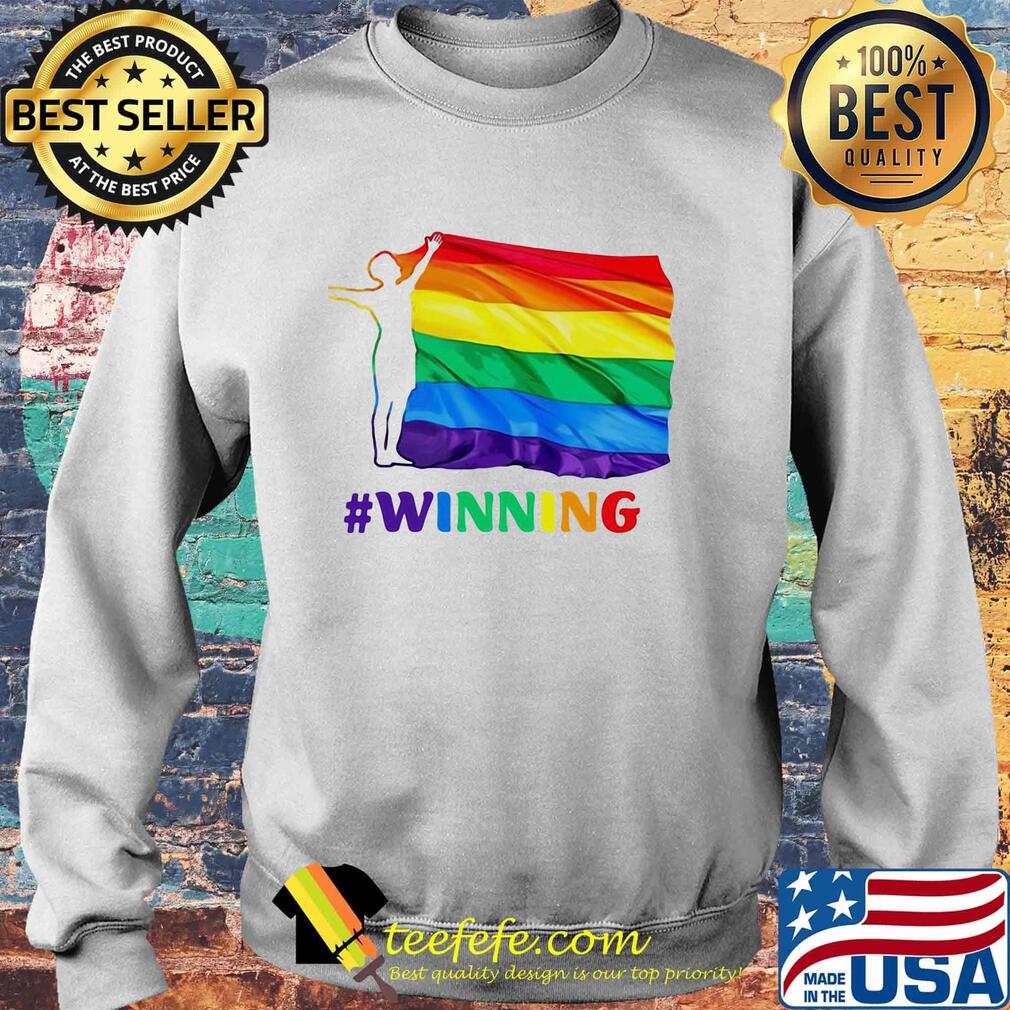 Official lgbt flag winning s Sweater Official lgbt flag winning s Sweater
