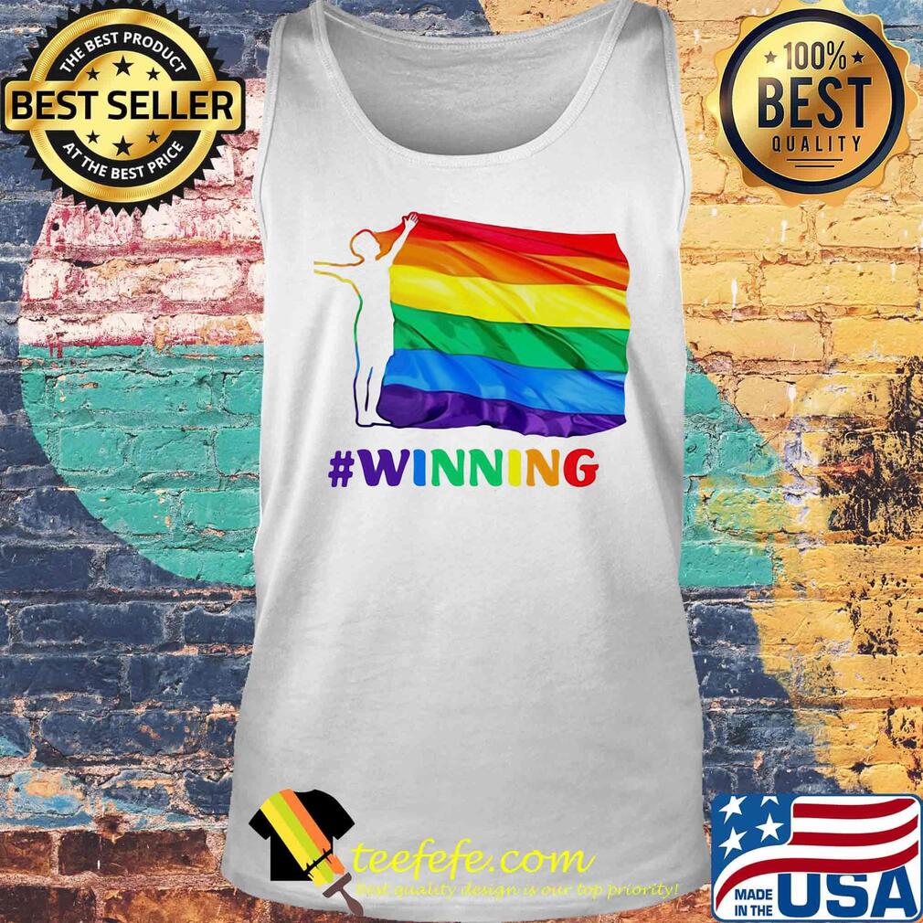 Official lgbt flag winning s Tank top Official lgbt flag winning s Tank top