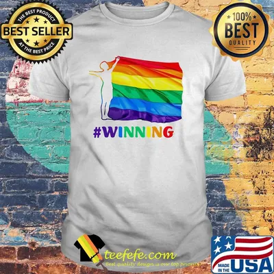 Official lgbt flag winning shirt