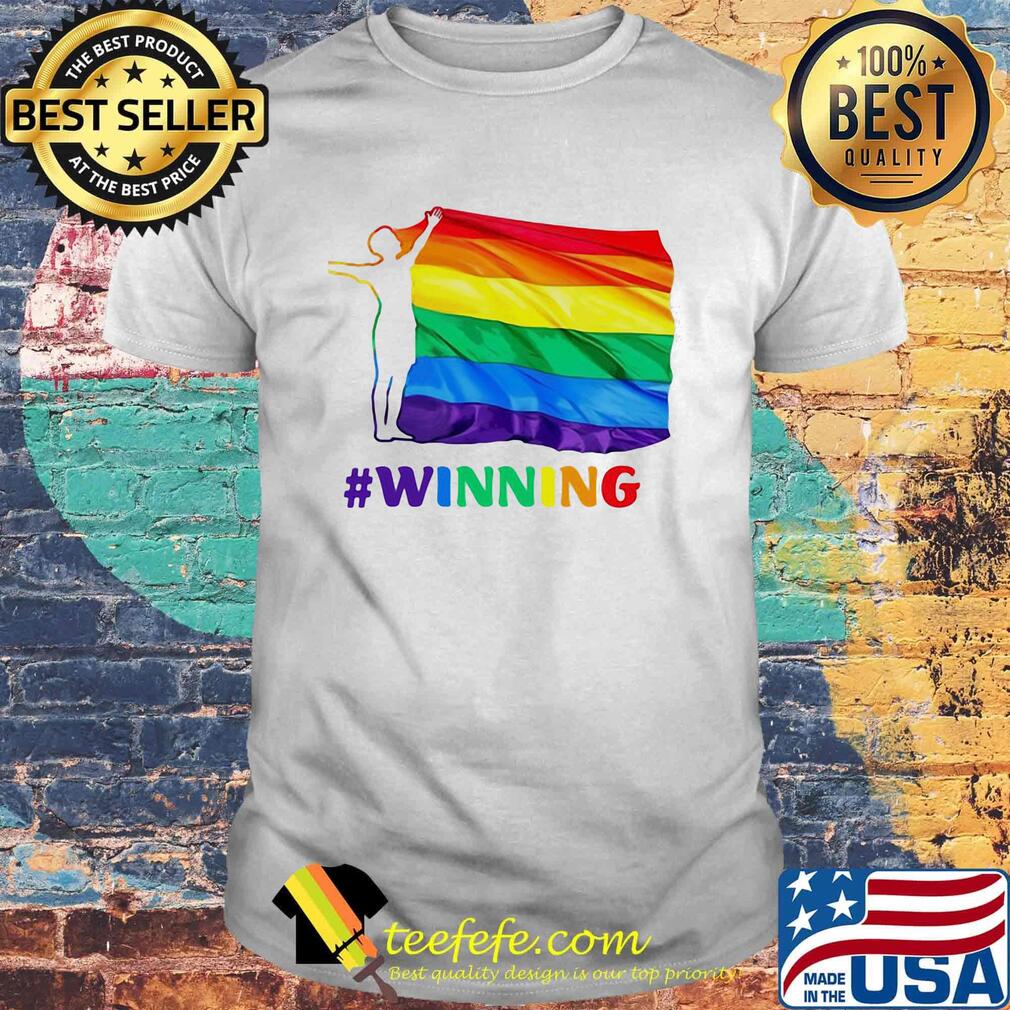 Official lgbt flag winning shirt Official lgbt flag winning shirt