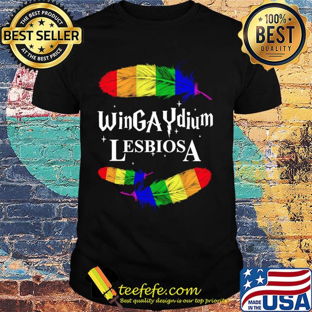 Official lgbt wingaydium lesbiosa shirt Official lgbt wingaydium lesbiosa shirt