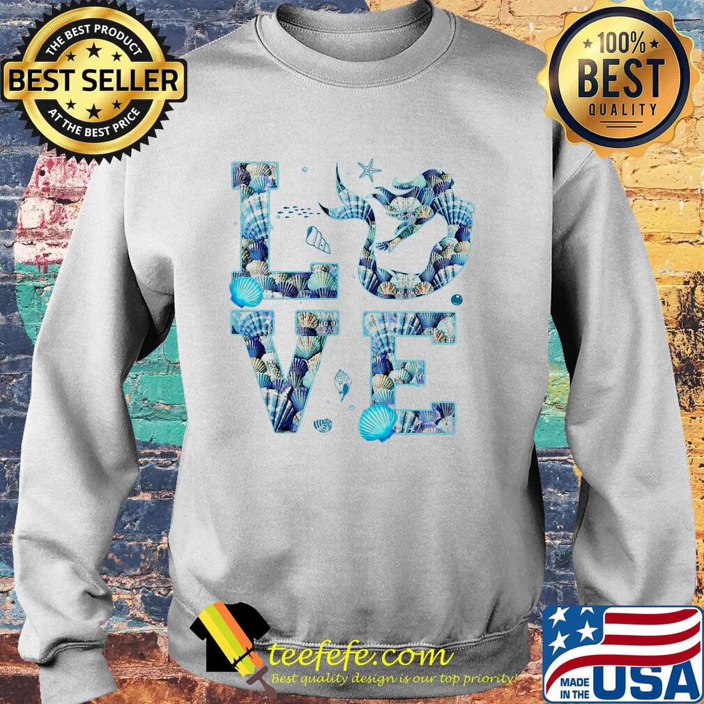 Official Love mermaid shell s Sweater Official Love mermaid shell s Sweater