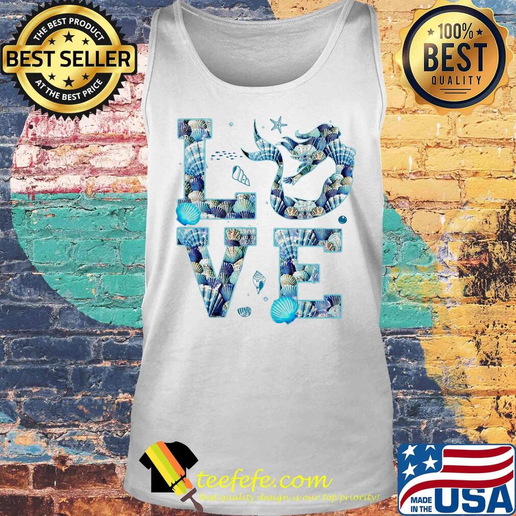Official Love mermaid shell s Tank top Official Love mermaid shell s Tank top