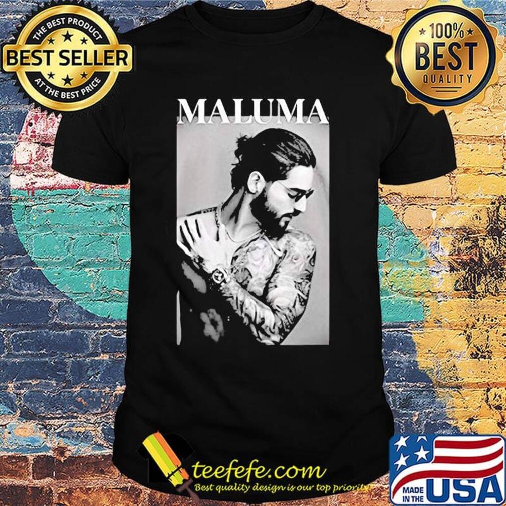 Official maluma tattoos picture shirt