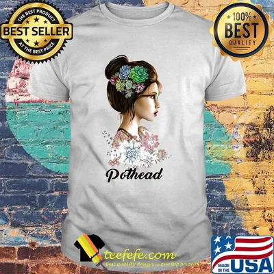 Official pothead girl flower shirt