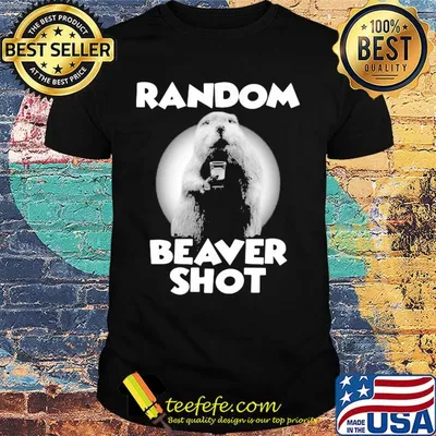 Official random beaver shot shirt