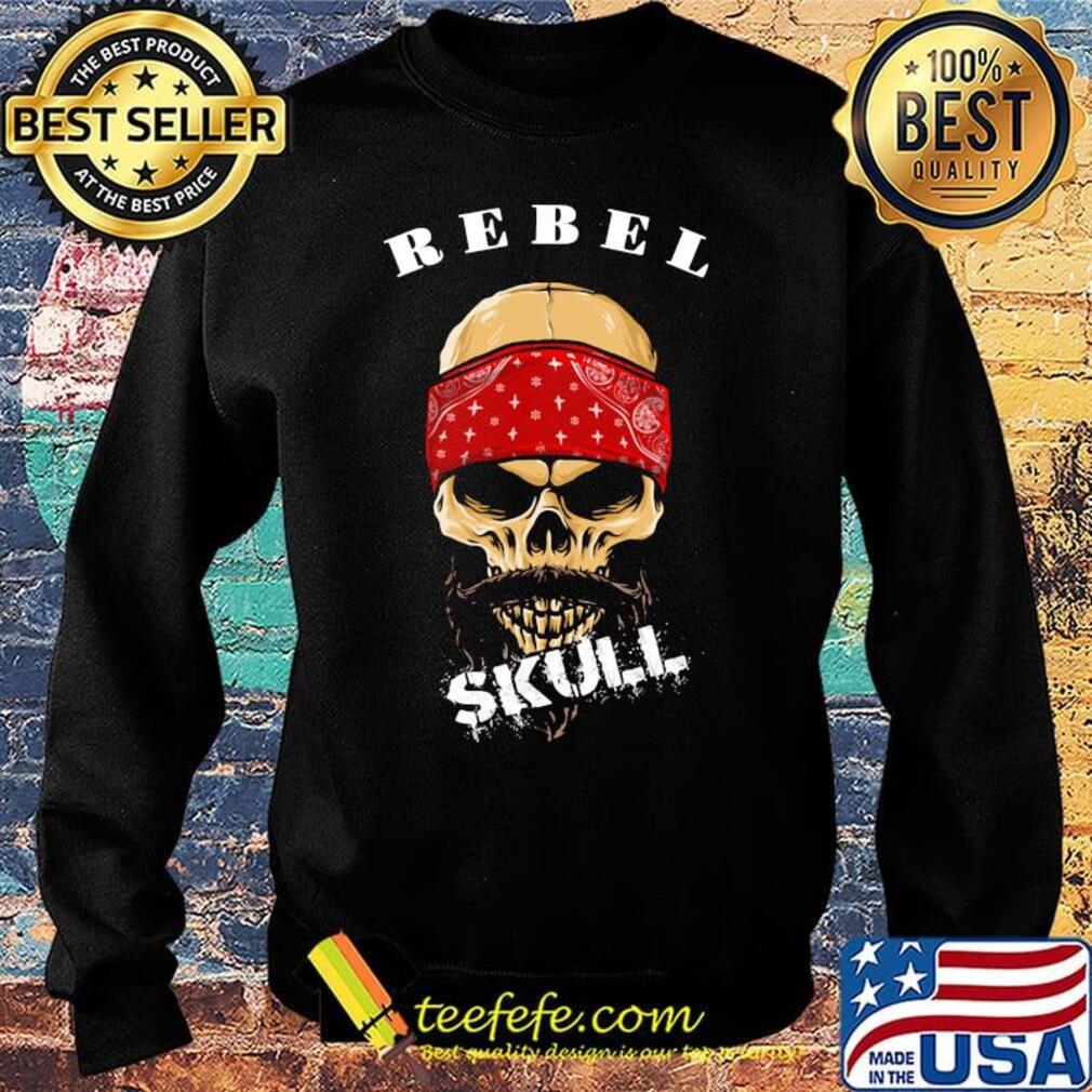Official rebel skull beard s Sweater Official rebel skull beard s Sweater