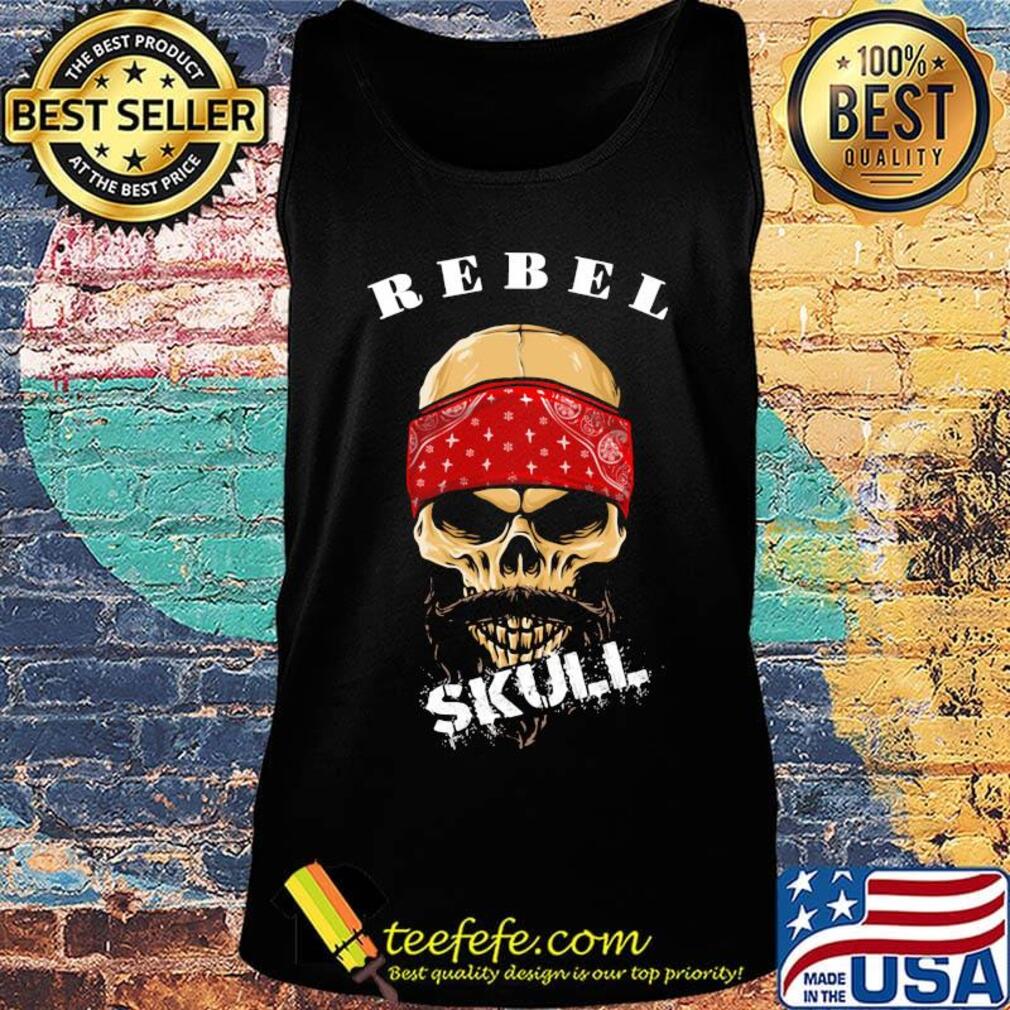 Official rebel skull beard s Tank top Official rebel skull beard s Tank top