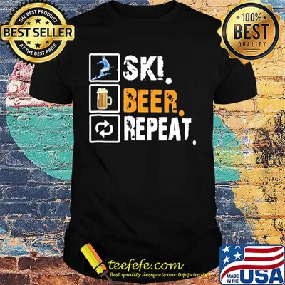 Official Ski beer repear shirt